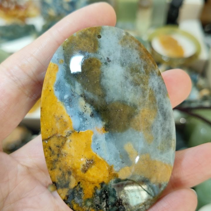 穿***期岫玉未镶嵌牌子挂坠