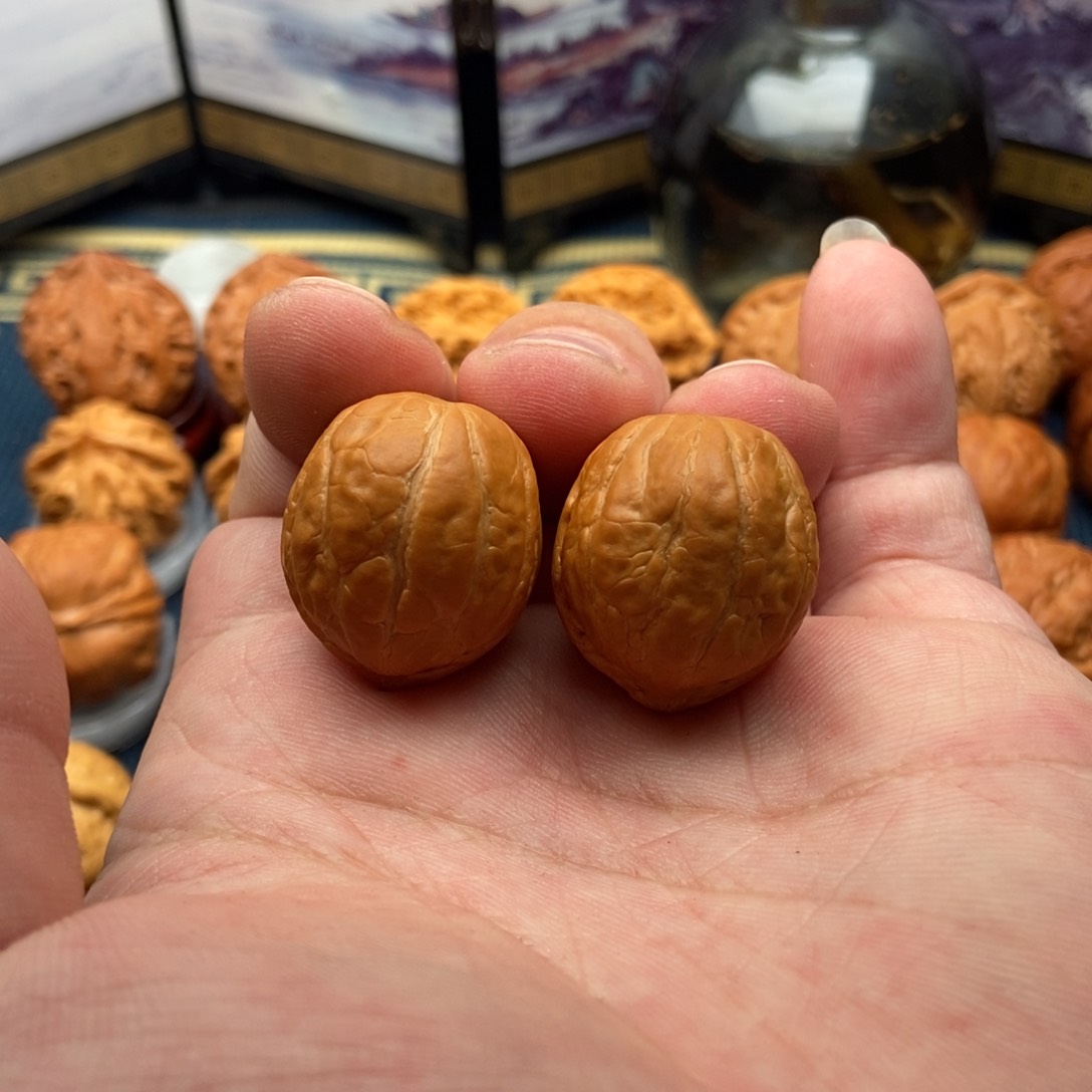 文玩核桃把件小汤圆