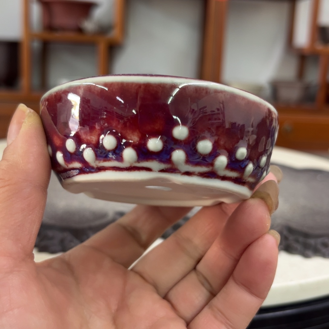 紫砂花盆瑕疵3-8.5。。。