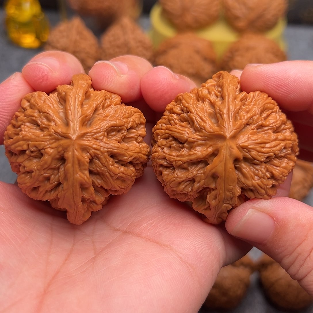 文玩核桃把件梧*桐47.5粗筋精品