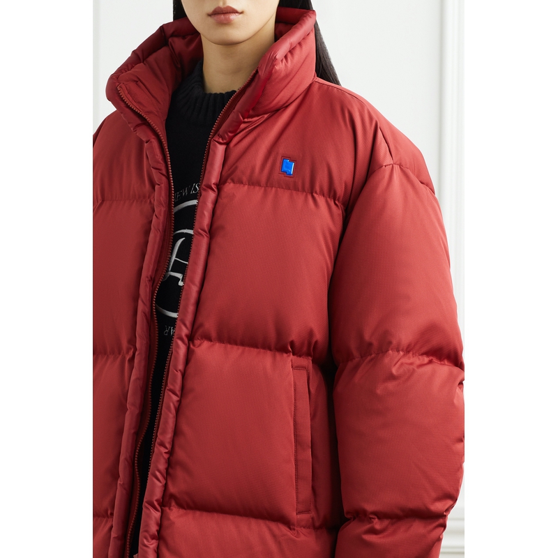 Ader Error 男女同款红色鸭绒羽绒外套