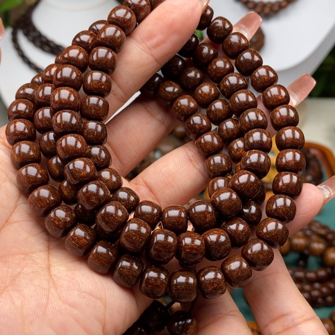 贡木手串/手链贡木8×9红冰果冻