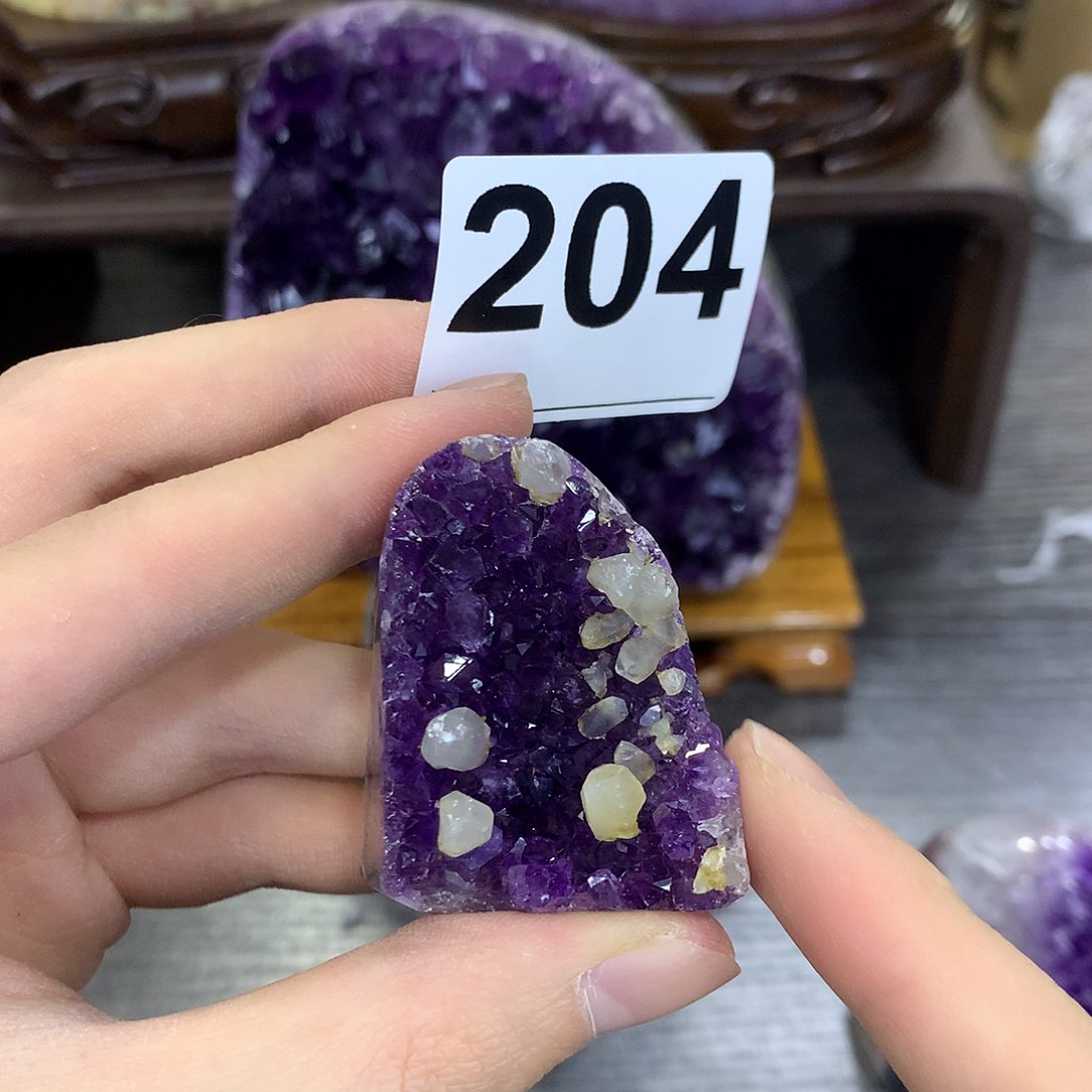 紫晶珠宝半成品未镶嵌204