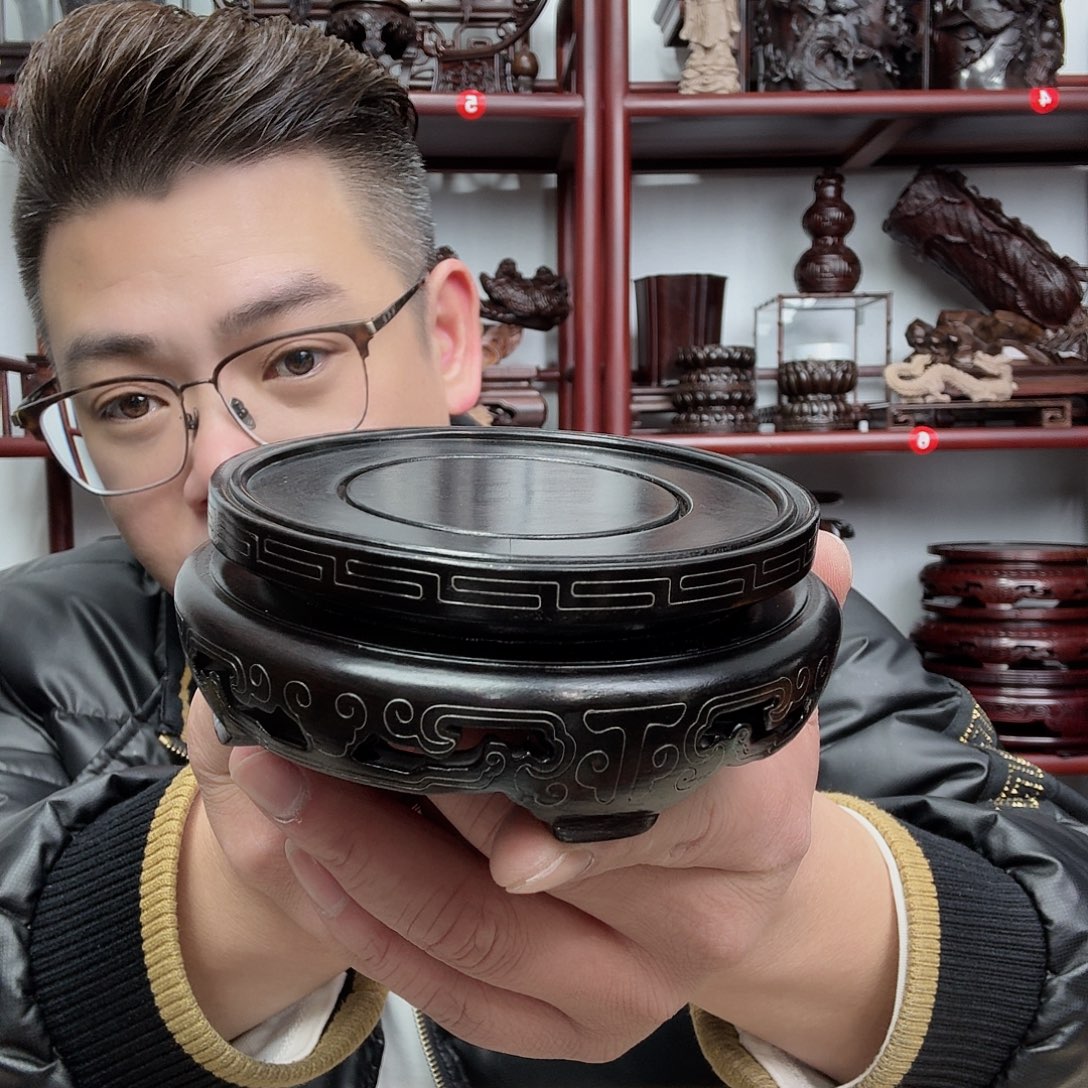 紫光檀工艺品底座
