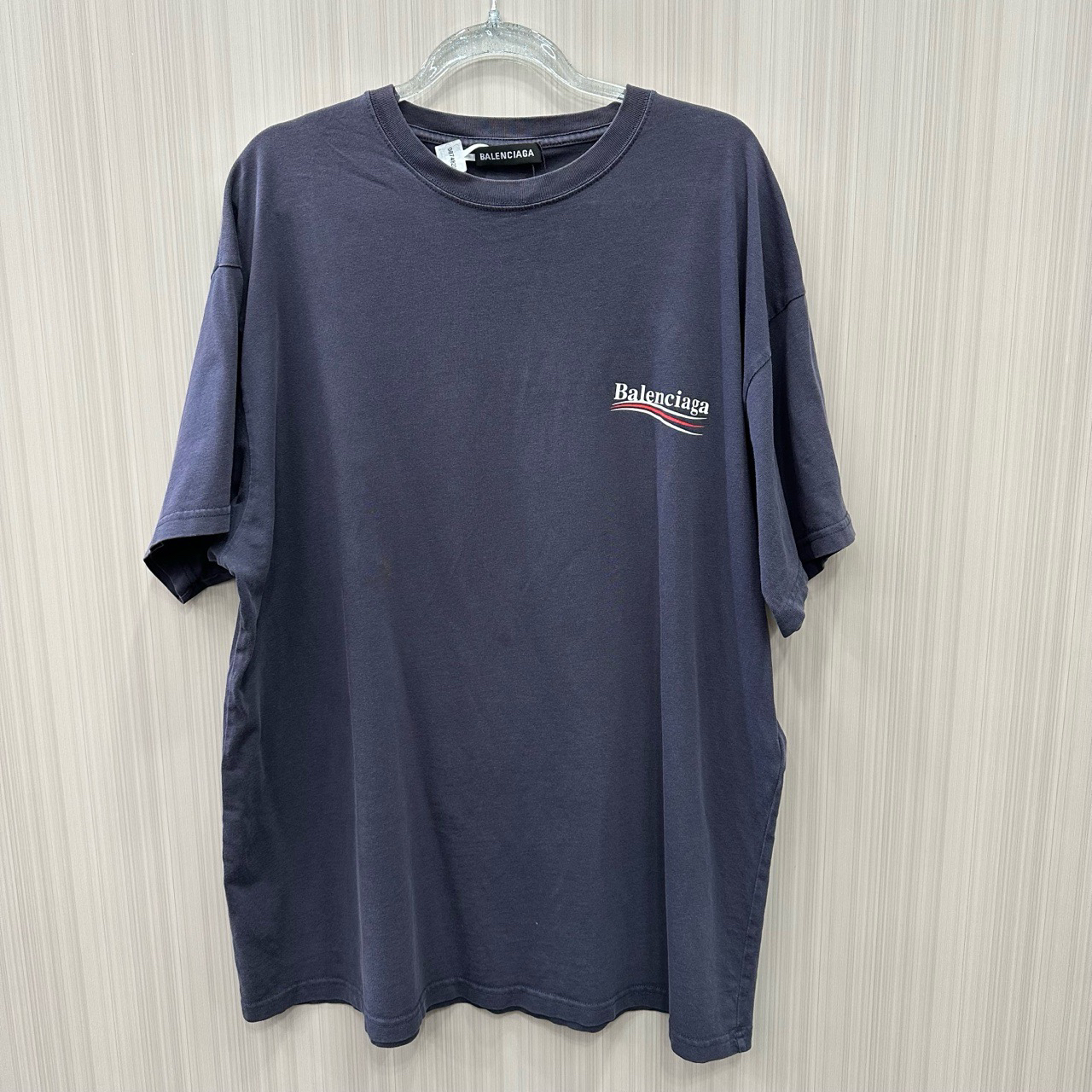 99新 Balenciaga/巴黎世家 深蓝色可乐短袖 10256 