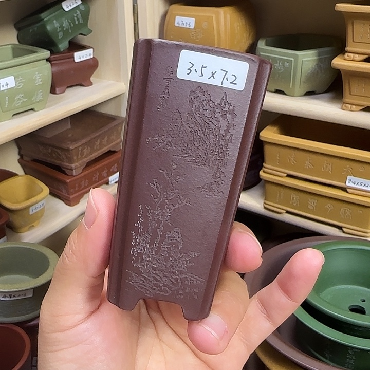 宜兴紫砂小花盆自产自销