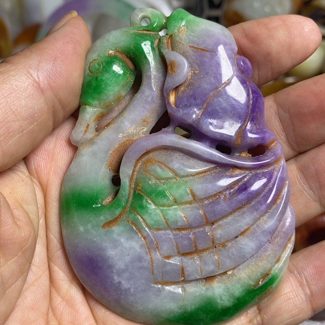 滴血莲花菩提吊坠