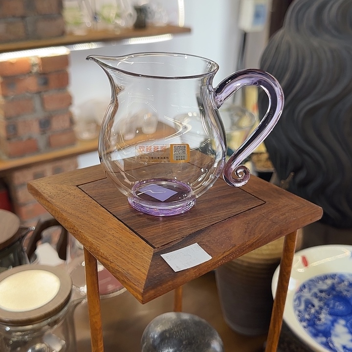 茶盏高硼硅紫色公杯