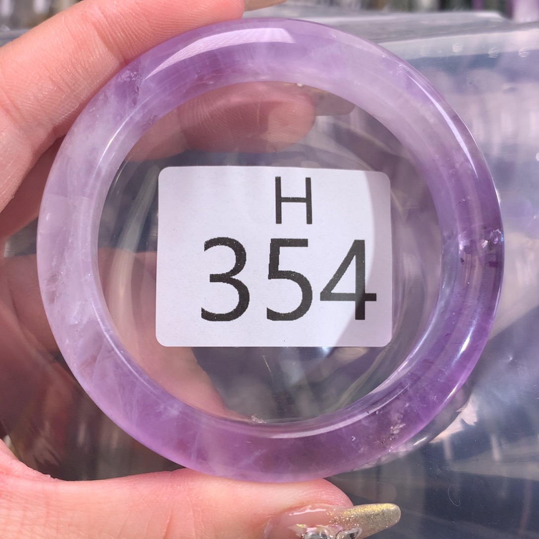 水晶手镯未镶嵌手镯354-56