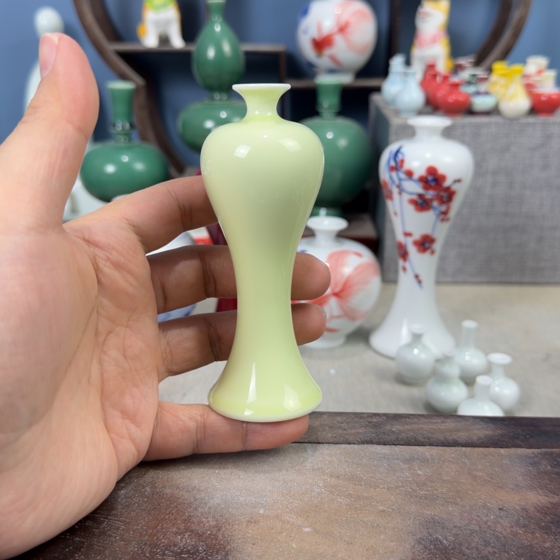 陶瓷手工小花器摆件