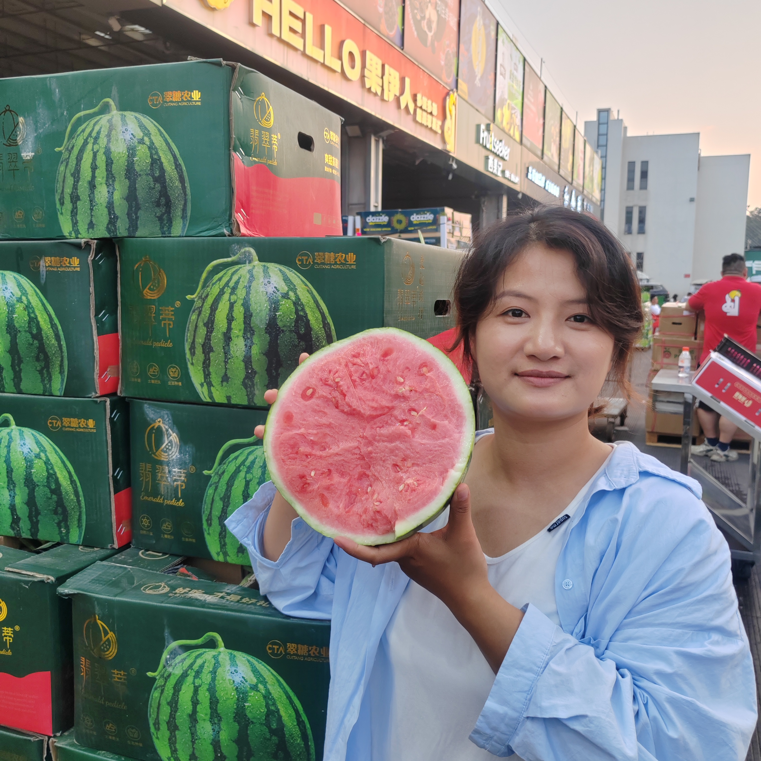 翡翠蒂麒麟西瓜（顺丰包邮）