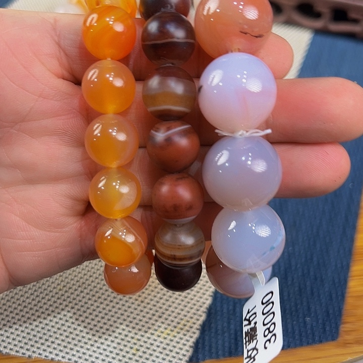 玛瑙/玉髓未镶嵌手链