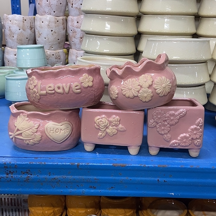 花盆单场满9.9发货瑕疵捡漏五个