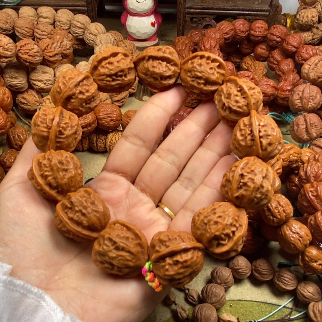 文玩核桃吊坠蛤蟆头手串文玩核桃