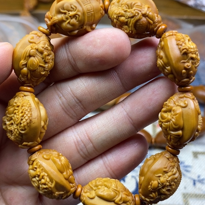 手串/手链橄榄核橄榄核雕工艺手串