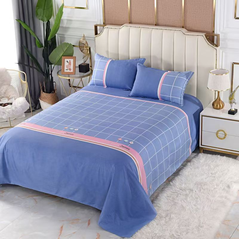 【幸运朵拉】四季通用床单加厚亲肤柔软透气家用学生宿舍大尺寸