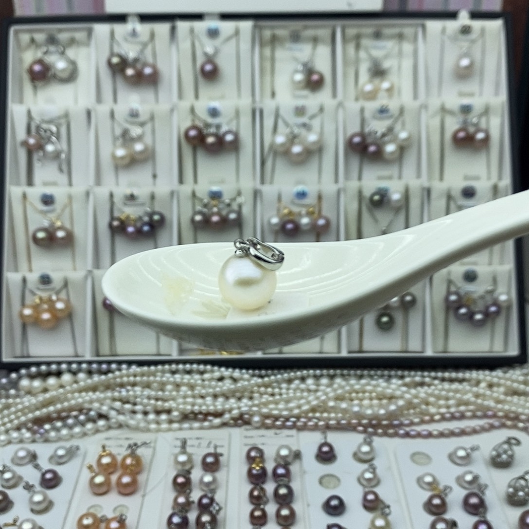 吊坠(不含链)合金淡水珍珠