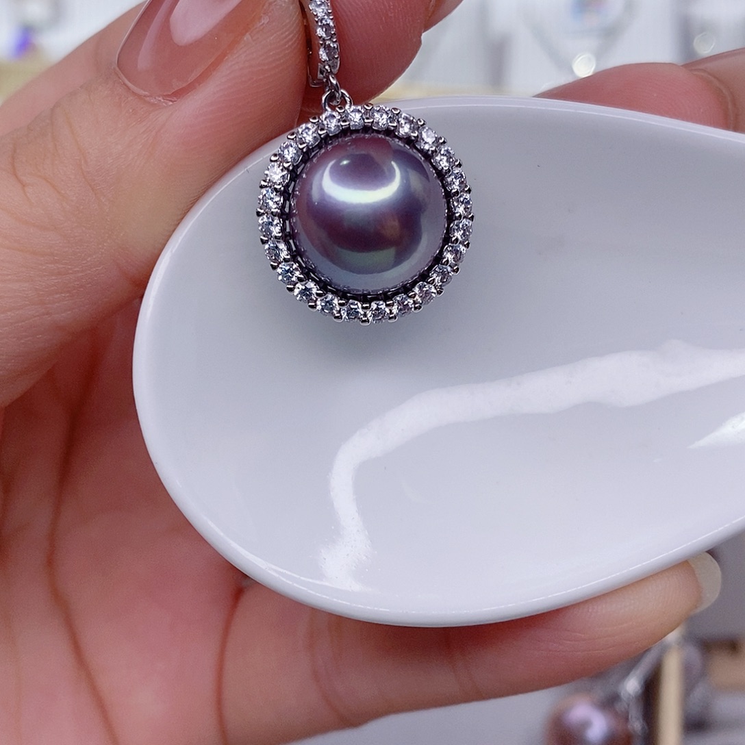 未镶嵌淡水珍珠吊坠(赠链)