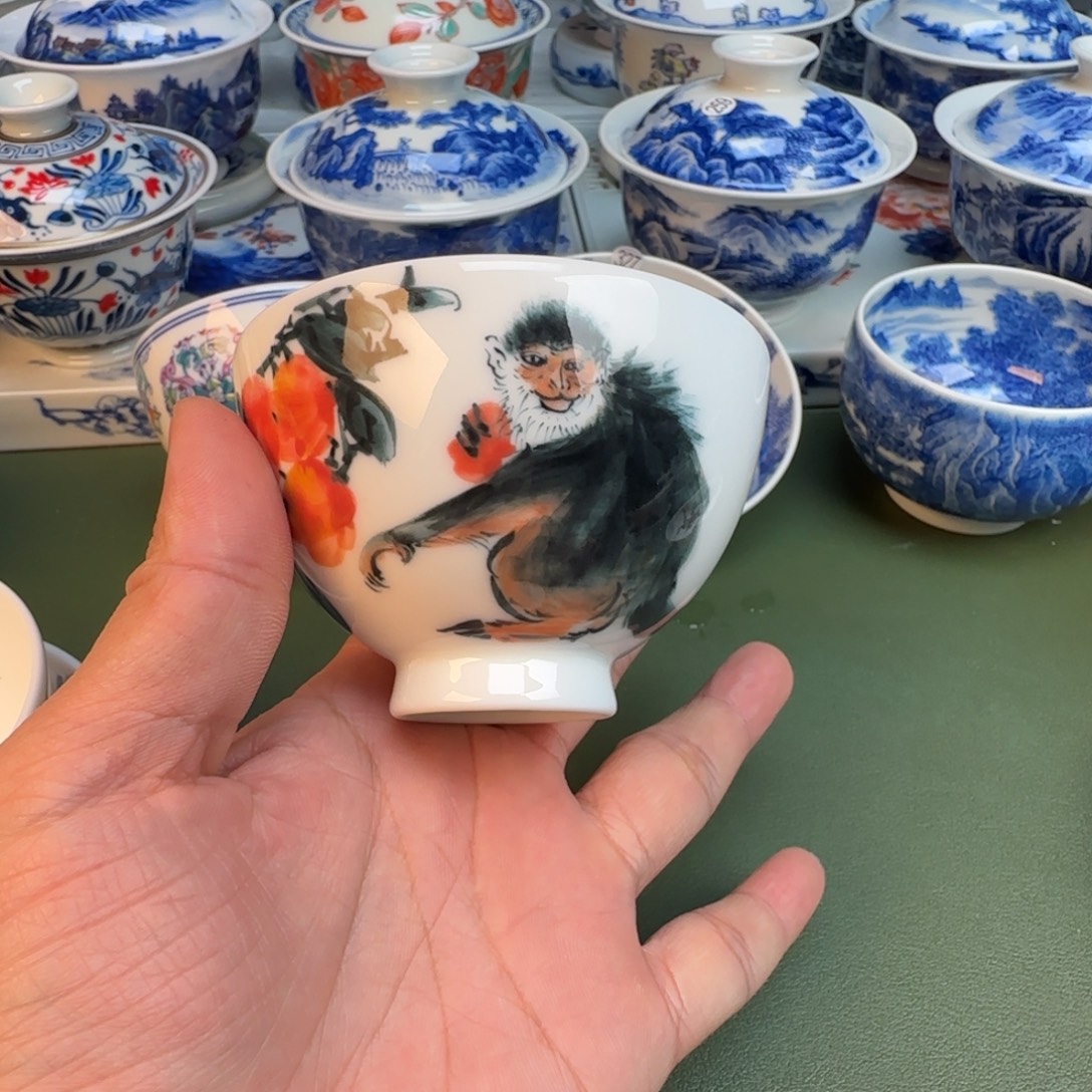 陶纯手工纯手绘茶具365