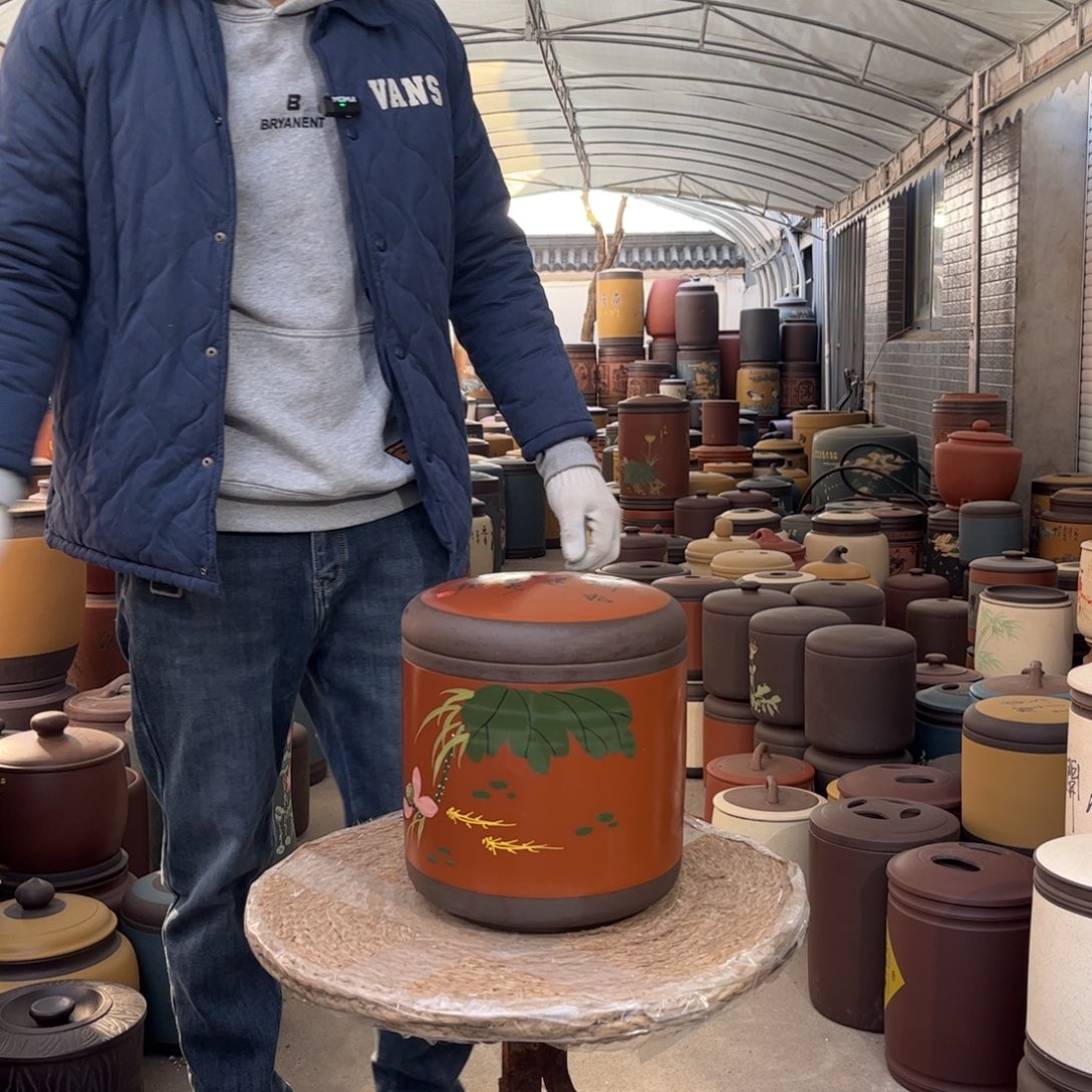 紫砂茶叶罐8 饼茶叶罐