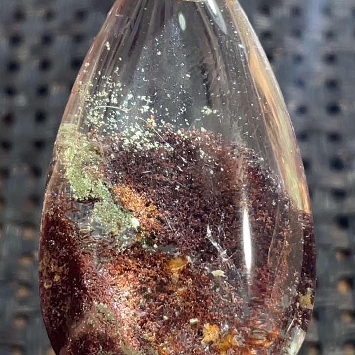 水晶吊坠(不含链)未镶嵌心**内