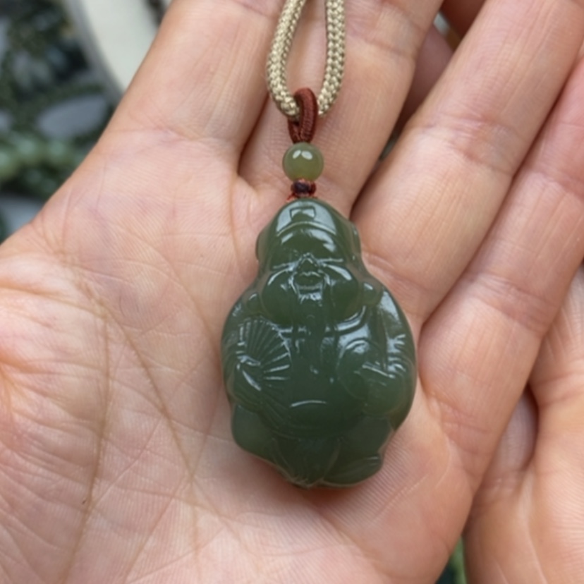 【闪购商品】未镶嵌岫岩老玉（透闪石质玉）挂件