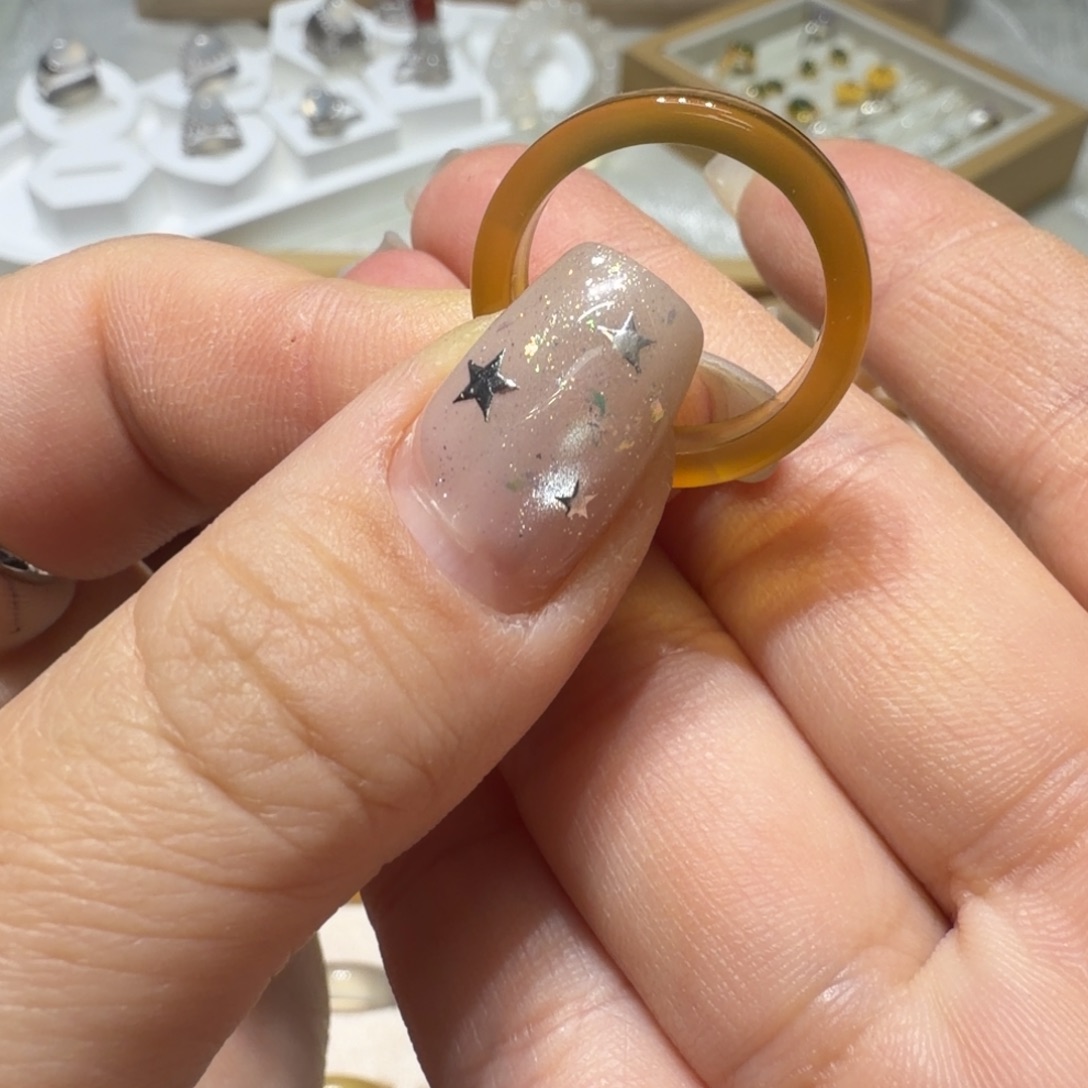 玛瑙/玉髓未镶嵌戒指港15