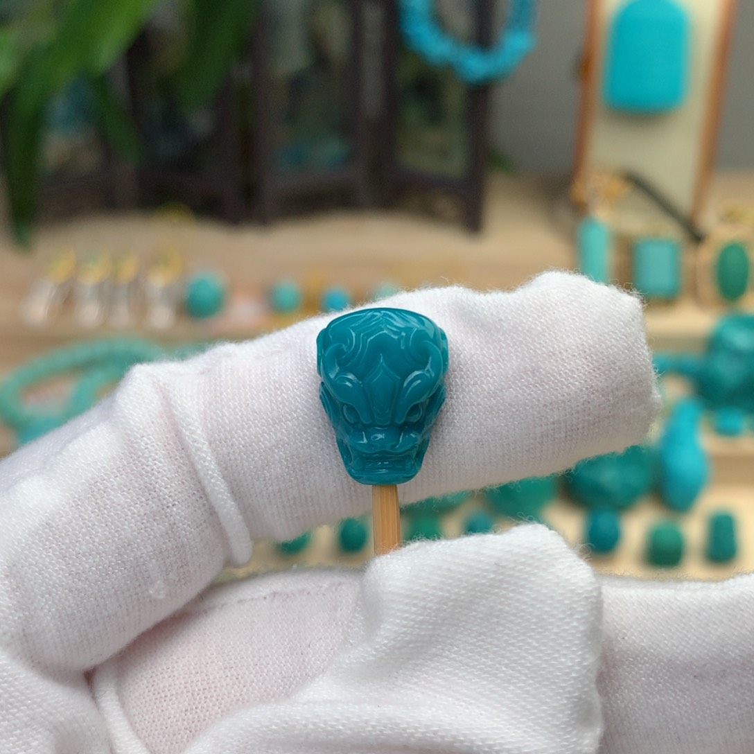 绿松石珠宝半成品未镶嵌