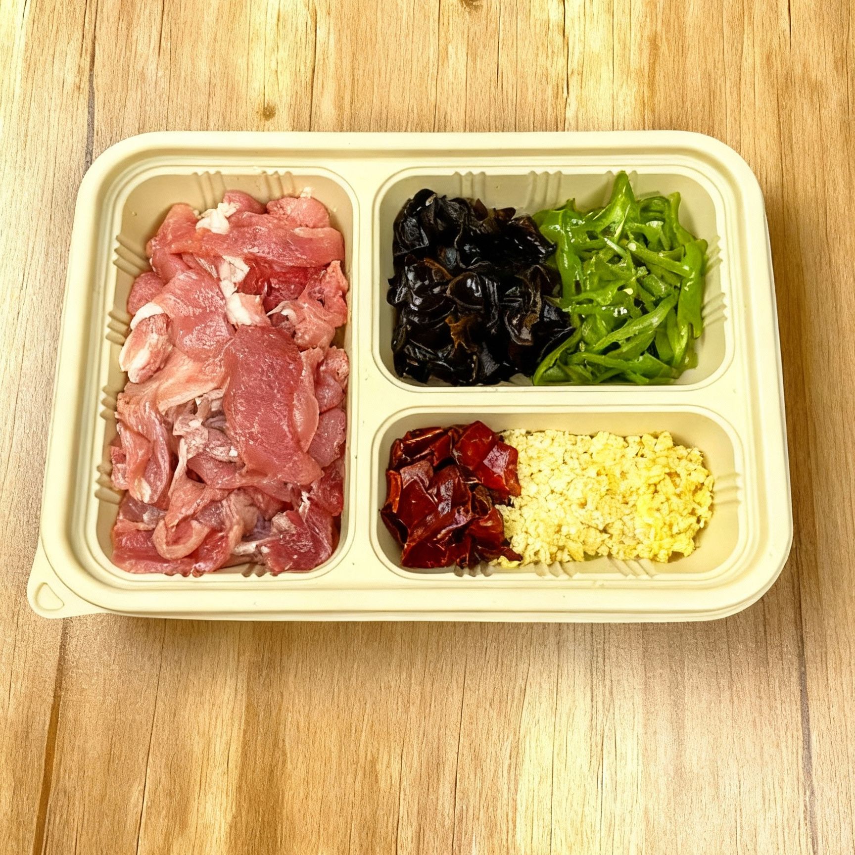 （净菜）木耳炒肉  （150g肉）