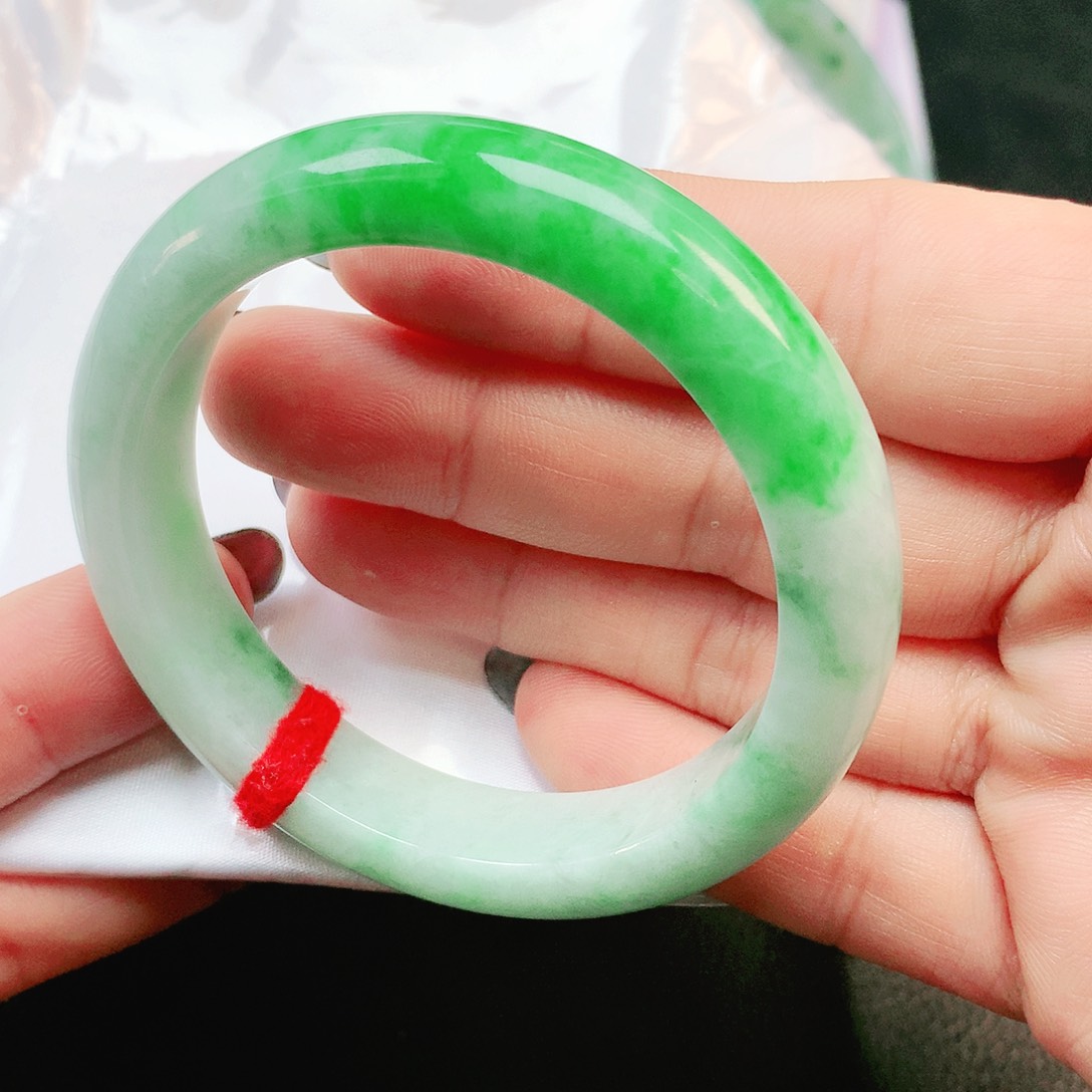 未镶嵌手镯翡翠正圈2344