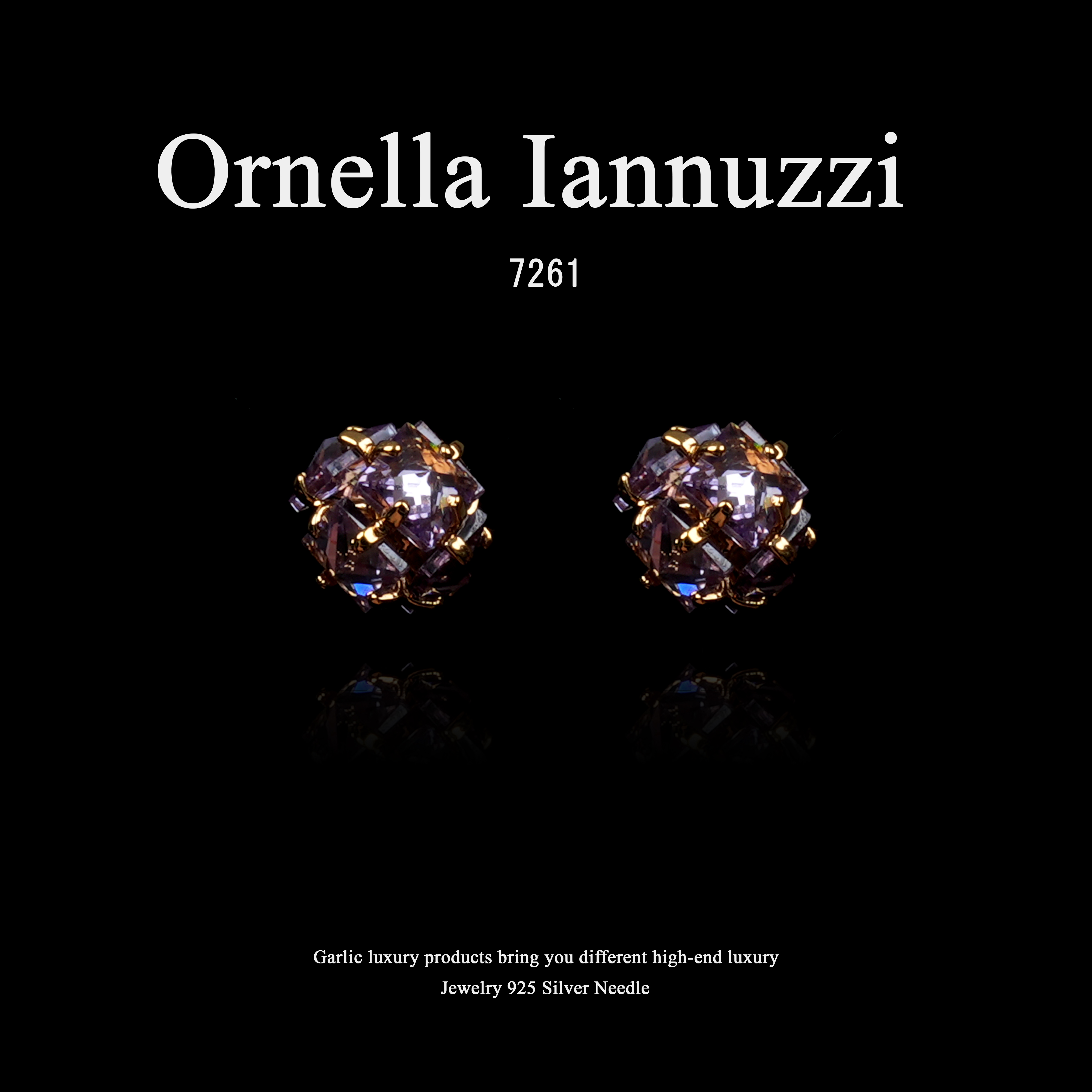 镀K金 Ornella Iannuzzi【绮梦】 耳饰~7261