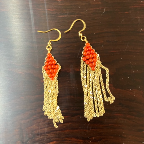 含辰砂工艺品001 朱砂圆形小珠子坠子