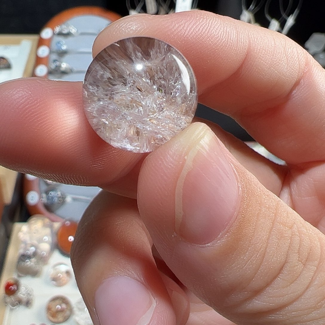 默***富未镶嵌珠宝半成品水晶