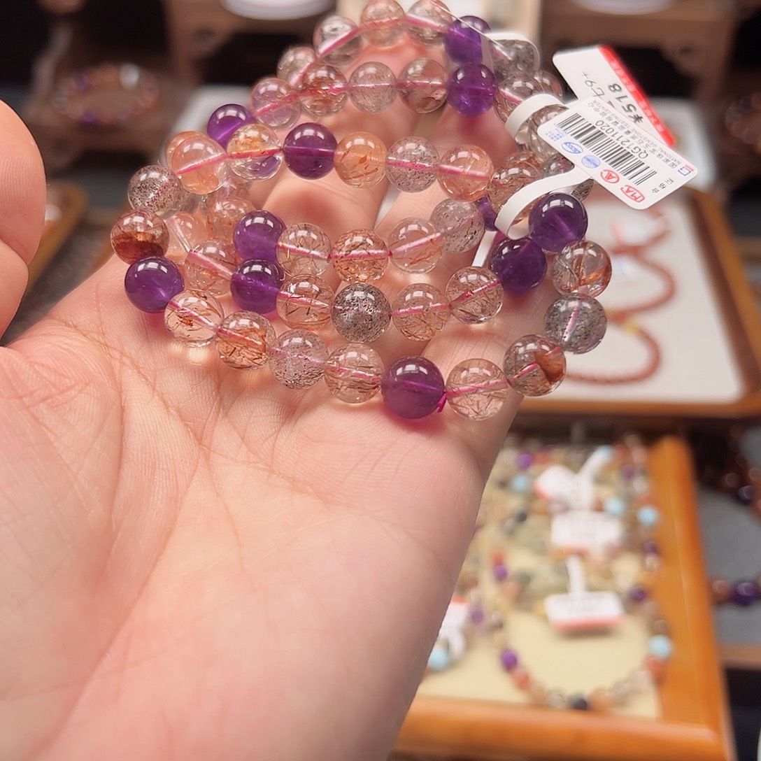 金***金水晶手链未镶嵌005