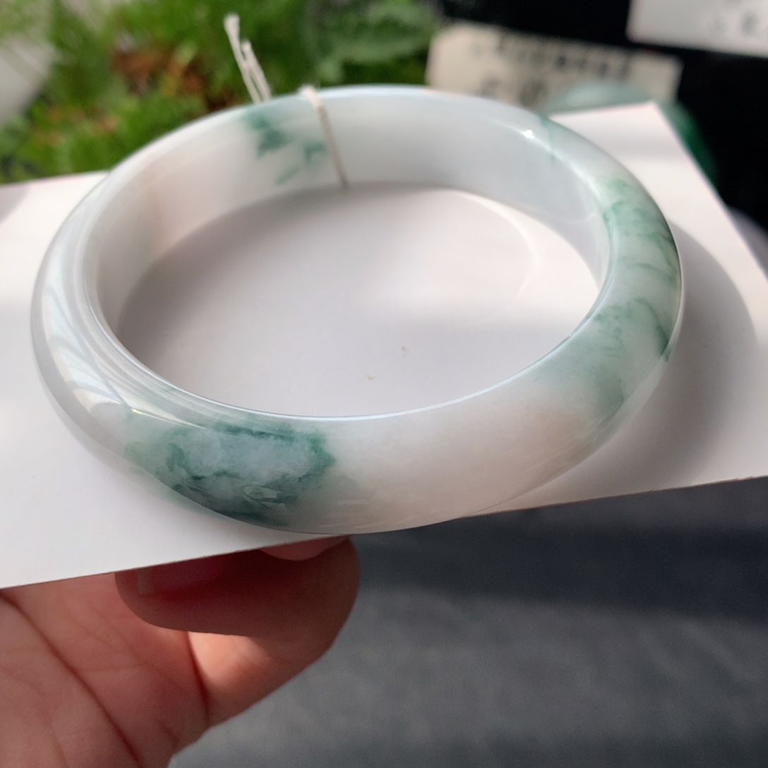 翡翠未镶嵌手镯14号55-11.7-8.3