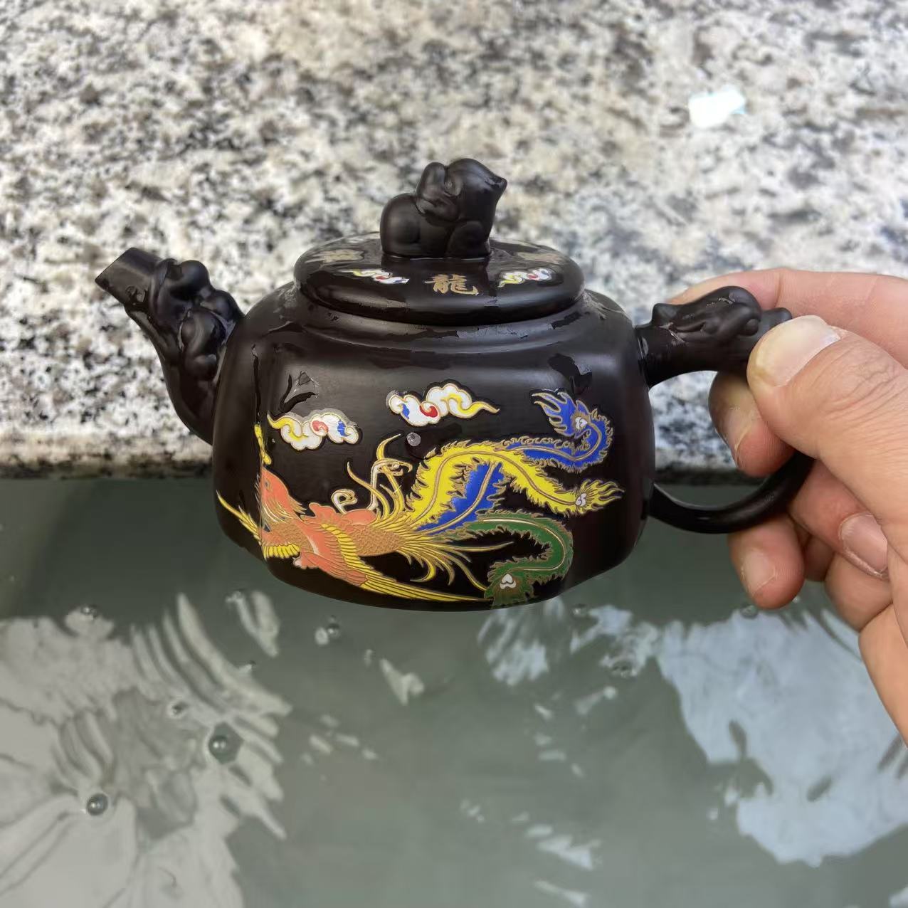 【闪购商品】四方龙尊变色凤鸣壶