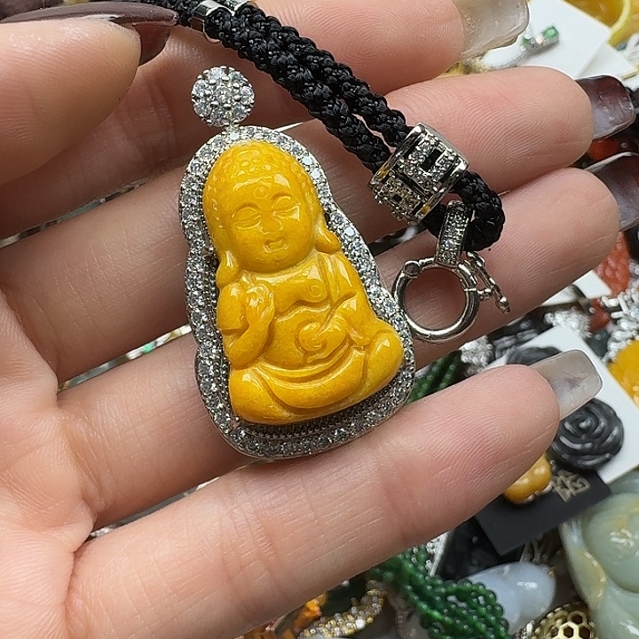 翡翠未镶嵌项链翡翠