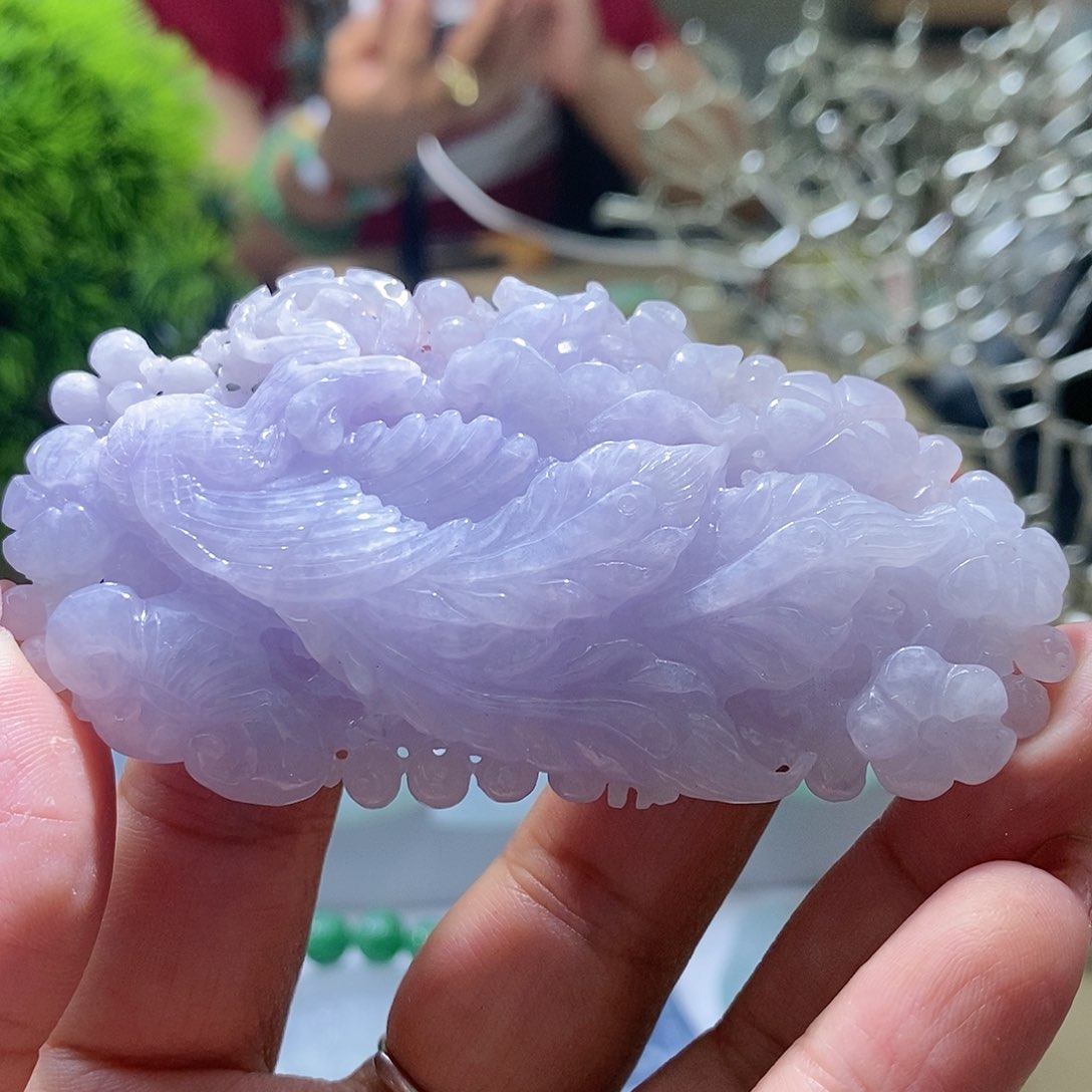 【闪购商品】翡翠未镶嵌颈饰凤凰