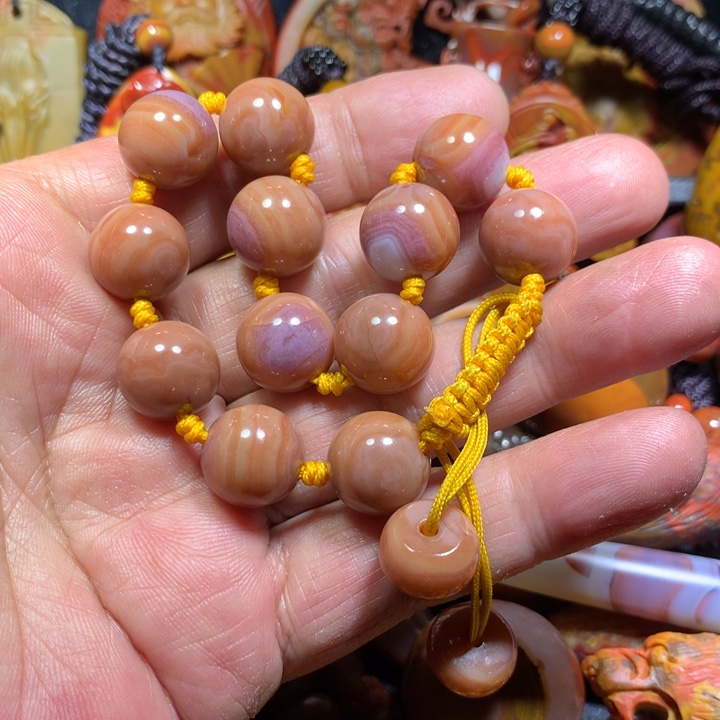 玛瑙/玉髓手链未镶嵌楚****e