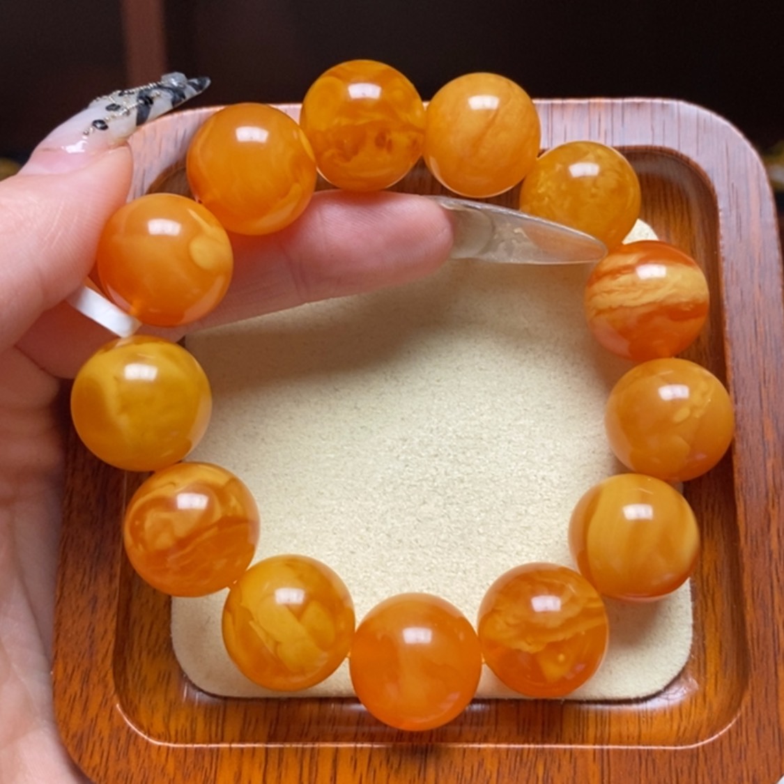 【闪购商品】蜜蜡手链未镶嵌手串