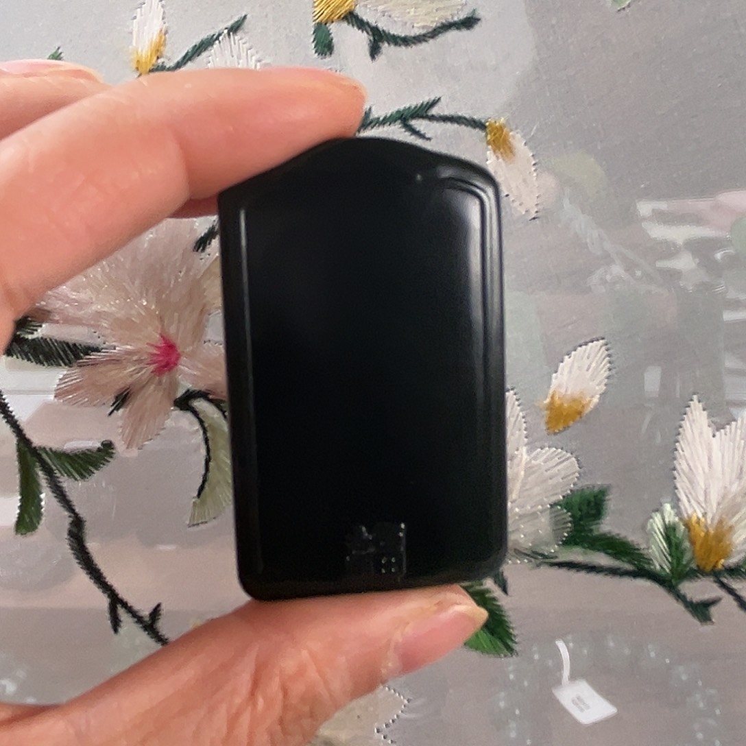 和田玉颈饰未镶嵌新疆和田玉黑青蓝调