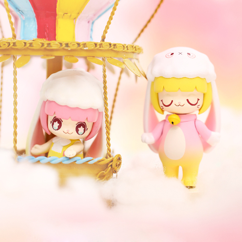 现货猫女盲盒Kimmy&Miki动物系列52TOYS潮玩手办