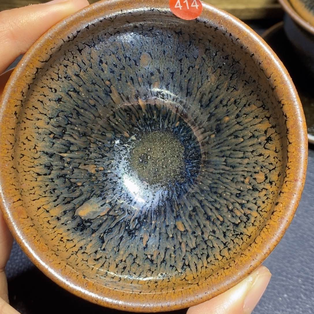 茶盏龙窑柴烧建盏414