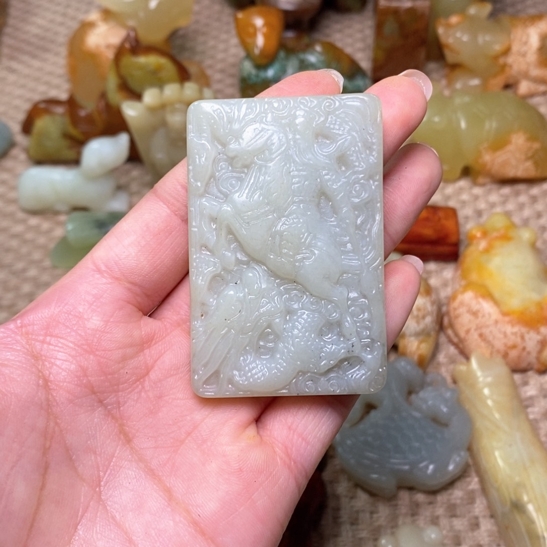 白玉菩提吊坠白玉菩提白玉菩提摆件