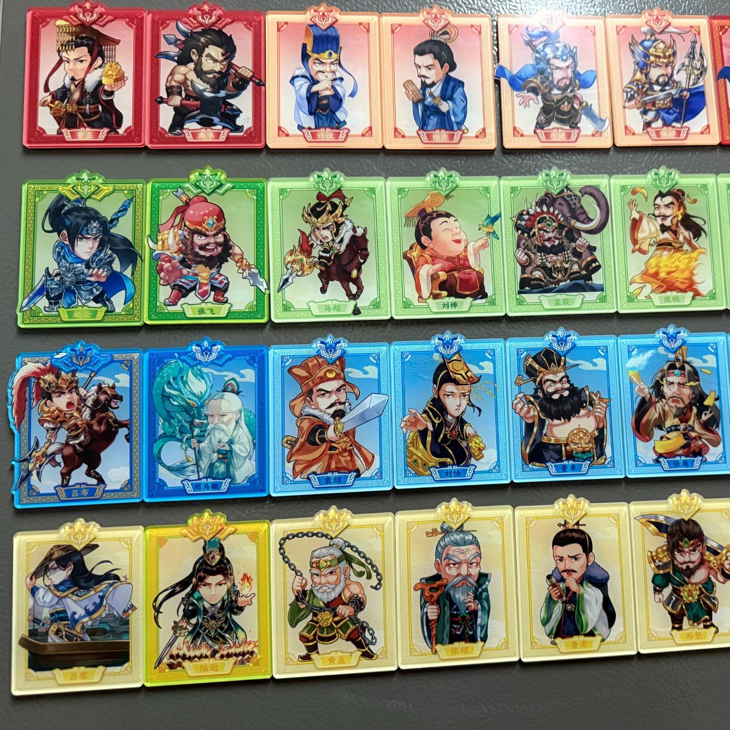 三国人物亚克力文创手绘冰箱贴Q版冰三国（盲袋默认代拆）