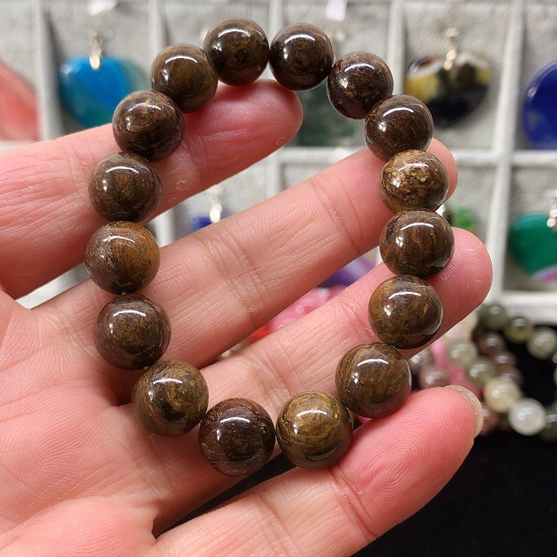 未镶嵌手串玛瑙/玉髓卡12古铜灰