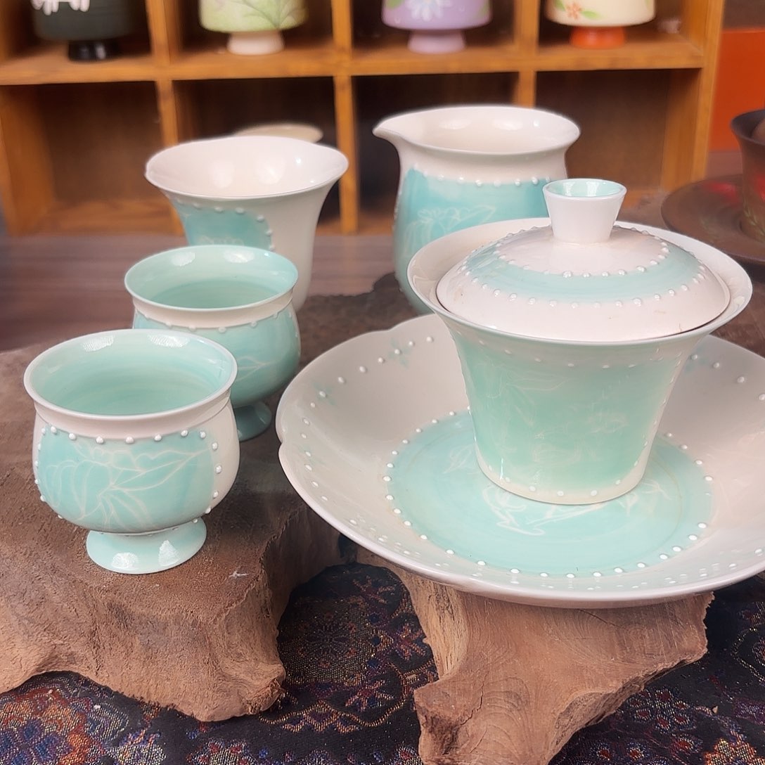 高温陶瓷茶壶茶杯盖碗等