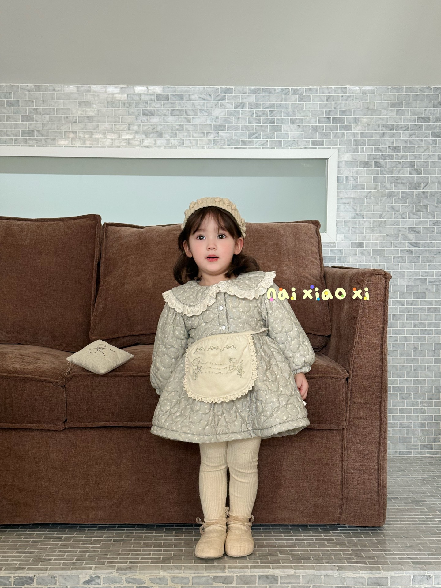 NXX--57056-1--韩版连衣裙--绿色--NO退NO换