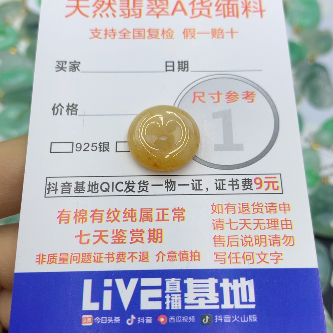 翡翠颈饰未镶嵌翡翠