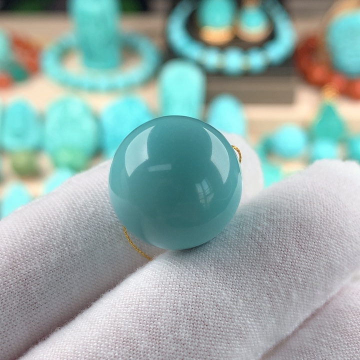 绿松石配珠卡18未镶嵌